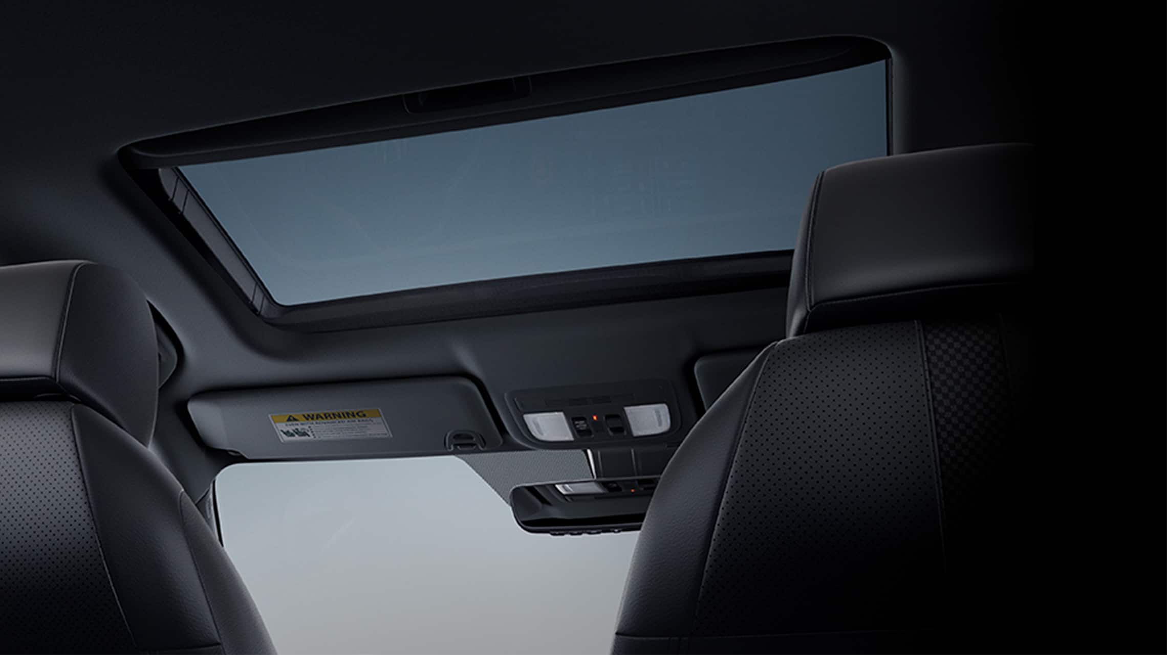 Detalle del techo corredizo eléctrico opcional en el Honda Civic Sport Touring Hatchback 2021.